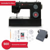 Heavy Duty 4432 Black Sewing Machine & Black Universal Hard Case Bundle -- Product Image