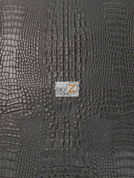 Tejido vinílico «Death Black Crocodile Marine» / Se vende por metros