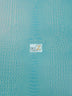 Fiji Turquoise Crocodile Marine Vinyl Fabric / Sold By The Yard