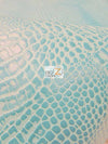 Kiss Fuchsia Crocodile Marine Vinyl Fabric / Sold By The Yard