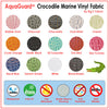 Wood Brown Crocodile Marine Vinyl Fabric / Sold By The Yard