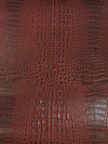 Deadpool Red AquaGuard &reg; Crocodile Marine Vinyl Fabric / Sold By The Yard