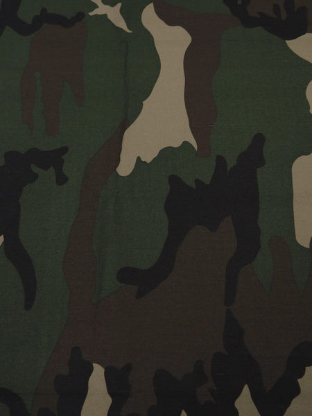 Tejido de sarga verde camuflaje
