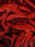 Red Arctic Alaskan Husky Long Pile Faux Fur Fabric / Sold By The Yard