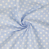 Stitch & Sparkle Bamboo Rayon Fabric Cotton 42/44 Width, by the Yard, Polkadot||color:Blue