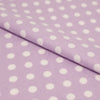 Stitch & Sparkle Bamboo Rayon Fabric Cotton 42/44 Width, by the Yard, Polkadot||color:Lilac