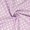 Stitch & Sparkle Bamboo Rayon Fabric Cotton 42/44 Width, by the Yard, Polkadot||color:Lilac