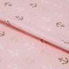 Stitch & Sparkle Bamboo Rayon Fabric Cotton 42/44 Width, by the Yard, Pink Anchor