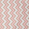 Stitch & Sparkle Bamboo Rayon Fabric Cotton 42/44 Width, by the Yard, Chevron Metallic Pink