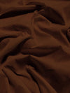 Poly Cotton Solid Fabric 58"/60" Width / Brown / Sold By The Yard