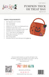 Pumpkin Trick or Treat Bag Pattern