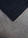DENIM CON BORDE DE INDIGO USA - RAYAS ROJAS Y BLANCAS, 13,5 OZ
