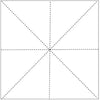 Basic 8 Lines 14" Plantilla para acolchado
