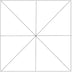 Basic 8 Lines 9" Quilt Stencil