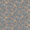 Birds and Butterflies Blue Meadow Blush 43"/44" Cotton Fabric Per Yard