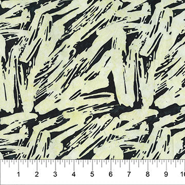 Tela de algodón «Black Brushstroke Celebration» 44/45, por yarda
