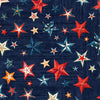 Tela de algodón «Wideback» con estrellas azul marino, por yarda