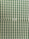 Mini Checkered Gingham Poly Cotton Printed Fabric / Hunter Green / Sold By The Yard||color:Hunter Green