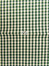 Mini Checkered Gingham Poly Cotton Printed Fabric / Hunter Green / Sold By The Yard