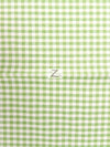 Mini Checkered Gingham Poly Cotton Printed Fabric / Mint / Sold By The Yard