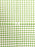 Mini Checkered Gingham Poly Cotton Printed Fabric / Mint / Sold By The Yard