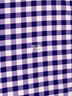 Checkered Gingham Poly Cotton Printed Fabric / Purple / Sold By The Yard