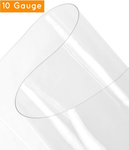 10 Gauge Clear Plastic Vinyl Fabric / Sold By The Yard