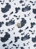 Black and White Cow Print Polyester Cotton Fabric