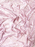 Tela de terciopelo elástico arrugado para disfraces / Rosa antiguo / Se vende por yardas