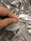 Crushed Stretch Velvet Costume Fabric / Royal / Sold By The Yard