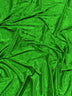 Crushed Stretch Velvet Costume Fabric / Emerald / Sold By The Yard