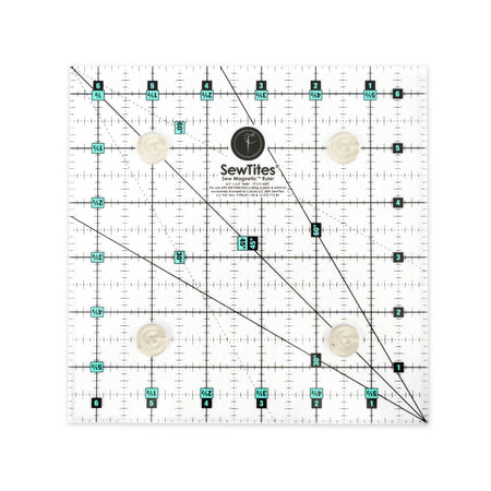 Regla Sew Magnetic 6.5" x 6.5" de SewTites