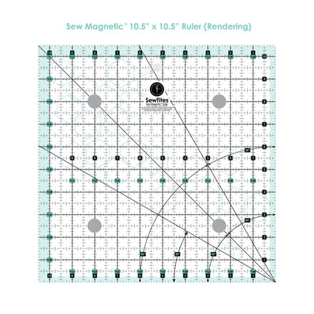Regla magnética «Sew» de 10,5" x 10,5"