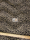 Cream/Black Brown Spot Cheetah Velboa Cheetah Animal Short Pile Fabric / Sold By The Yard||color:Cream/Black/Brown Cheetah