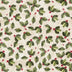 Tela de algodón «Cream Holly Toss» con dorso ancho, por yarda