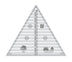 Creative Grids 60 Degree Triangle 8-1/2in Quilt Ruler