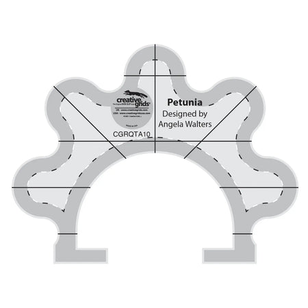 Herramienta para acolchar a máquina Creative Grids Petunia