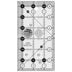 Regla para acolchar Creative Grids de 3-1/2 pulgadas x 6-1/2 pulgadas