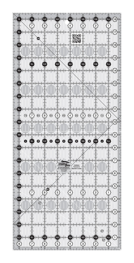 Regla para acolchar Creative Grids de 21,6 cm x 47 cm