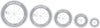Regla para acolchar Creative Grids Circles (5 discos con agarres) Regla para acolchar