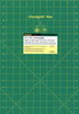 Base de corte Omnigrid verde con cuadrícula amarilla, 30,5 cm x 45,7 cm