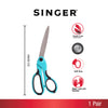 SINGER® 9.5 inch ProSeries™ Heavy-Duty Bent Scissors with Comfort Grip