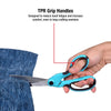 SINGER® 9.5 inch ProSeries™ Heavy-Duty Bent Scissors with Comfort Grip