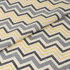 Stitch & Sparkle: tela de lona 100 % algodón, 45" de ancho, se vende por yardas, diseño en zigzag||color: Black Sunshine