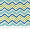 Stitch & Sparkle: tela de lona de algodón 100 %, 45" de ancho, vendida por yardas, diseño en zigzag||color: lima