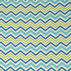 Stitch & Sparkle: tela de lona 100 % algodón, 45" de ancho, se vende por yardas, diseño en zigzag||color: azul celeste
