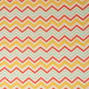 Stitch & Sparkle: tela de lona 100 % algodón, 45" de ancho, se vende por yardas, diseño en zigzag||color: papaya