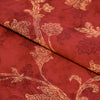 Tela para costura «Stitch & Sparkle», 100 % algodón tipo «duck», 54" de ancho, con estampado «Jacobean Scroll» en color rojo, vendida por yardas