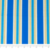 Stitch & Sparkle 100% Cotton Duck Print 45" Wide, Cut by the Yard, Large Stripe Print||color:Azure Tan