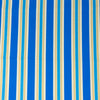 Stitch & Sparkle 100% Cotton Duck Print 45" Wide, Cut by the Yard, Large Stripe Print||color:Azure Tan